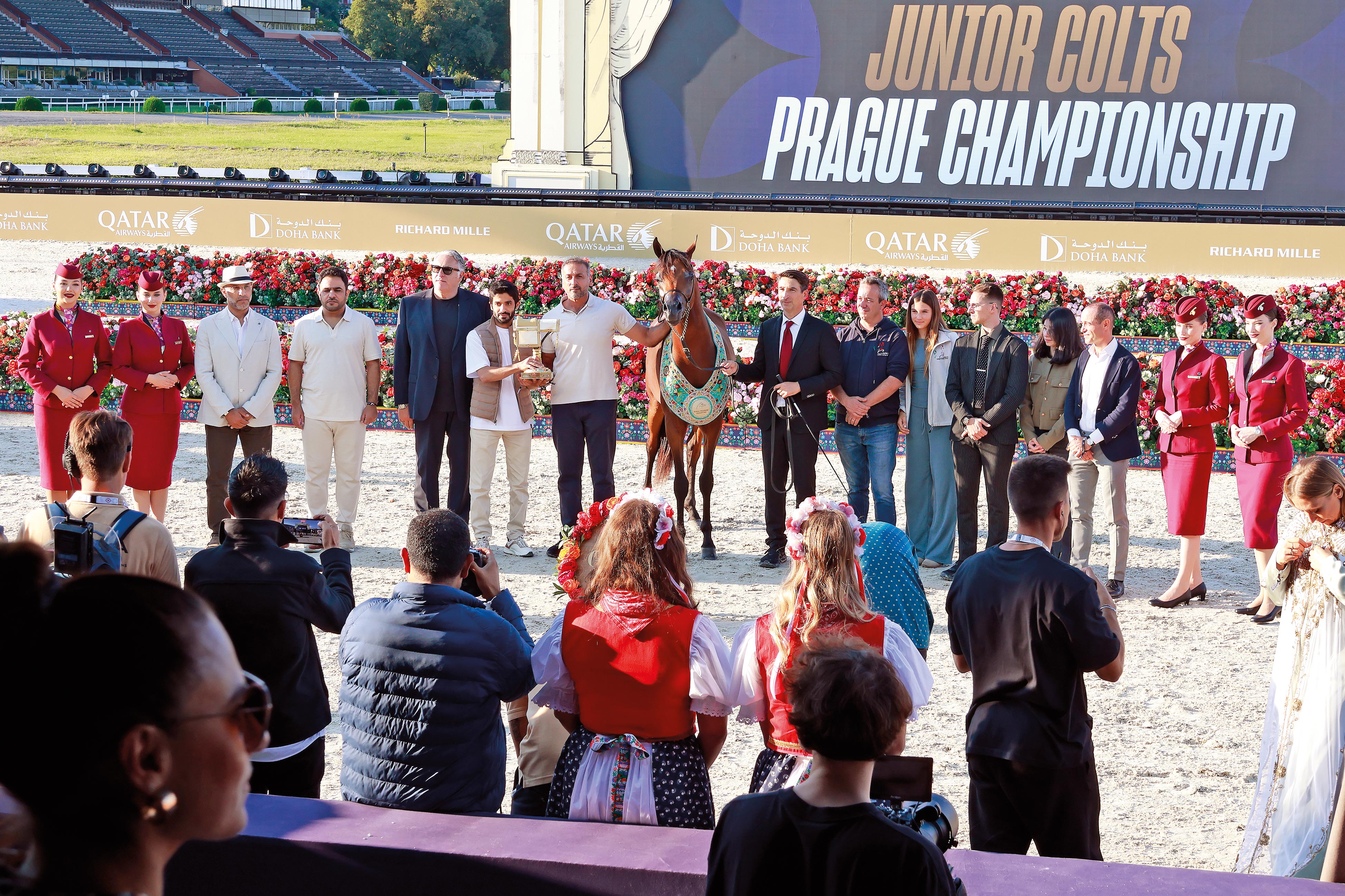 Arabian thoroughbreds in Prague
