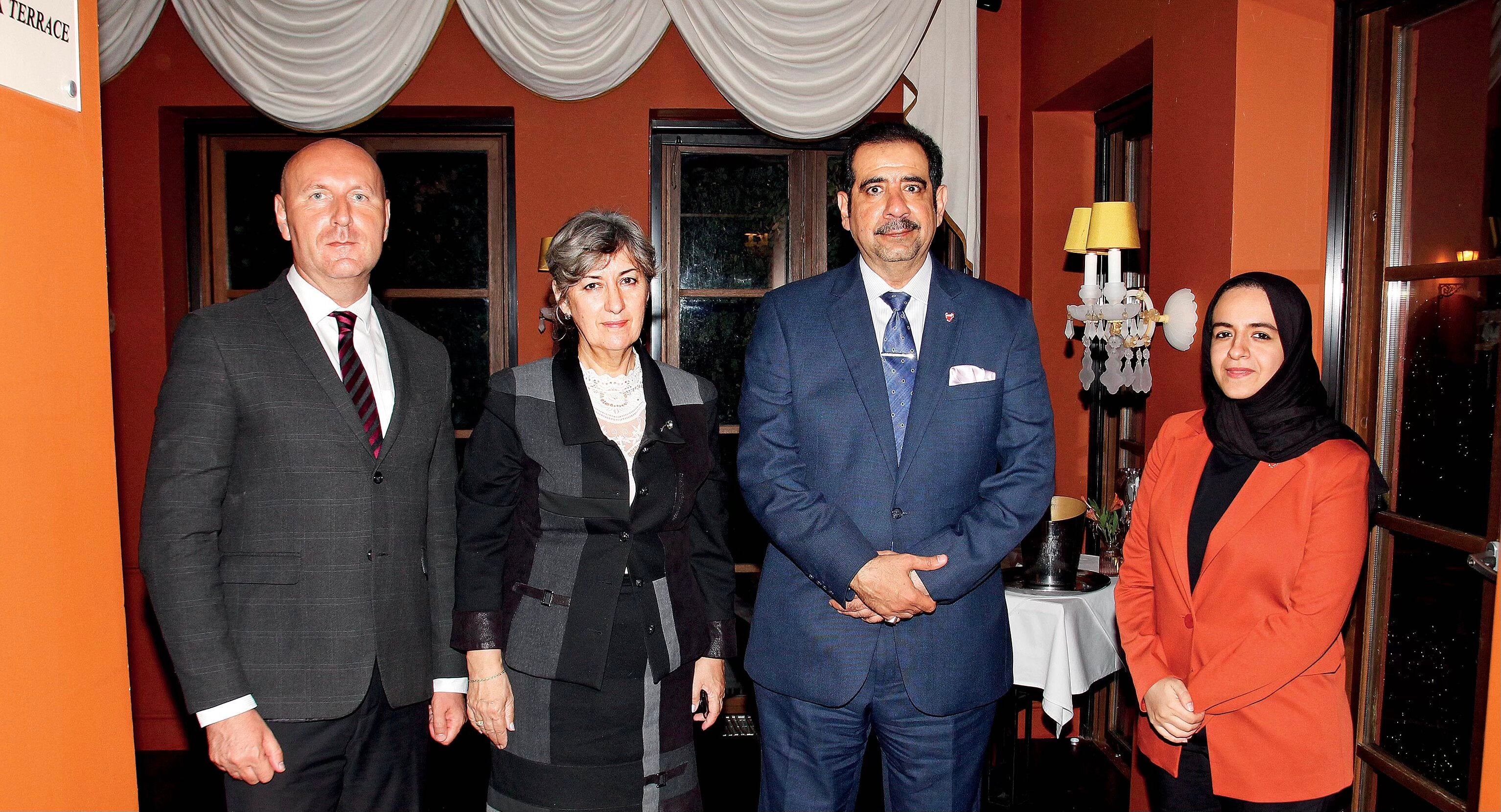 Pracovní večeře s velvyslancem Bahrajnu