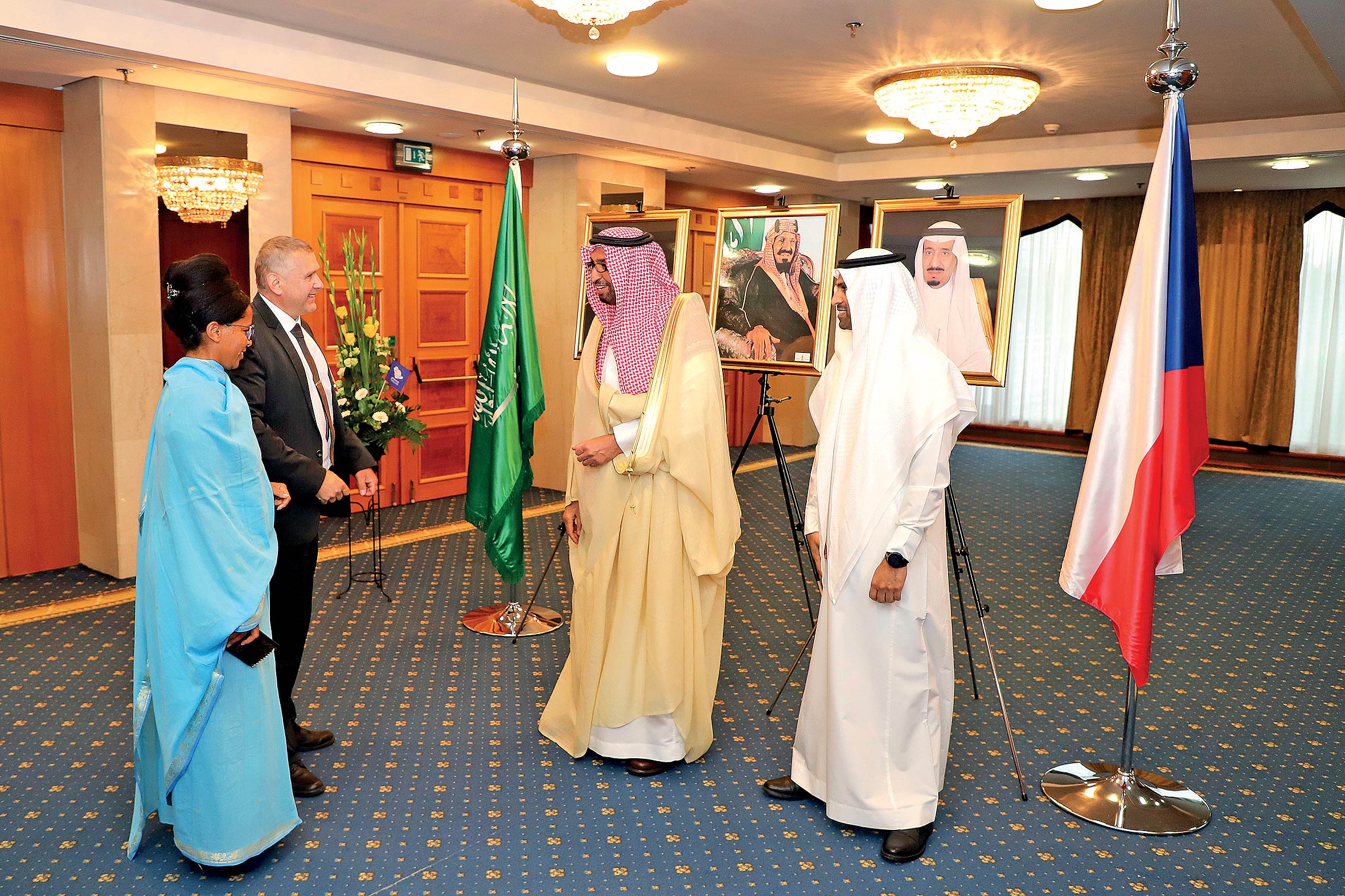 Státní recepce Saúdské Arábie